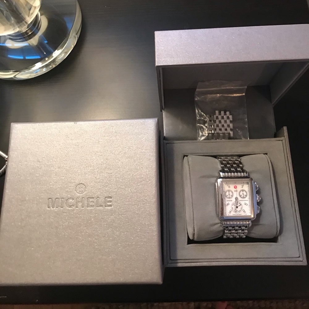 Michele Women's Deco Mid Diamond Watch